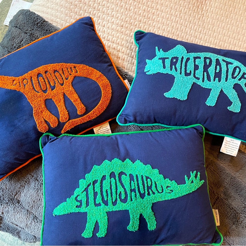 Kids Dinosaur Pillows